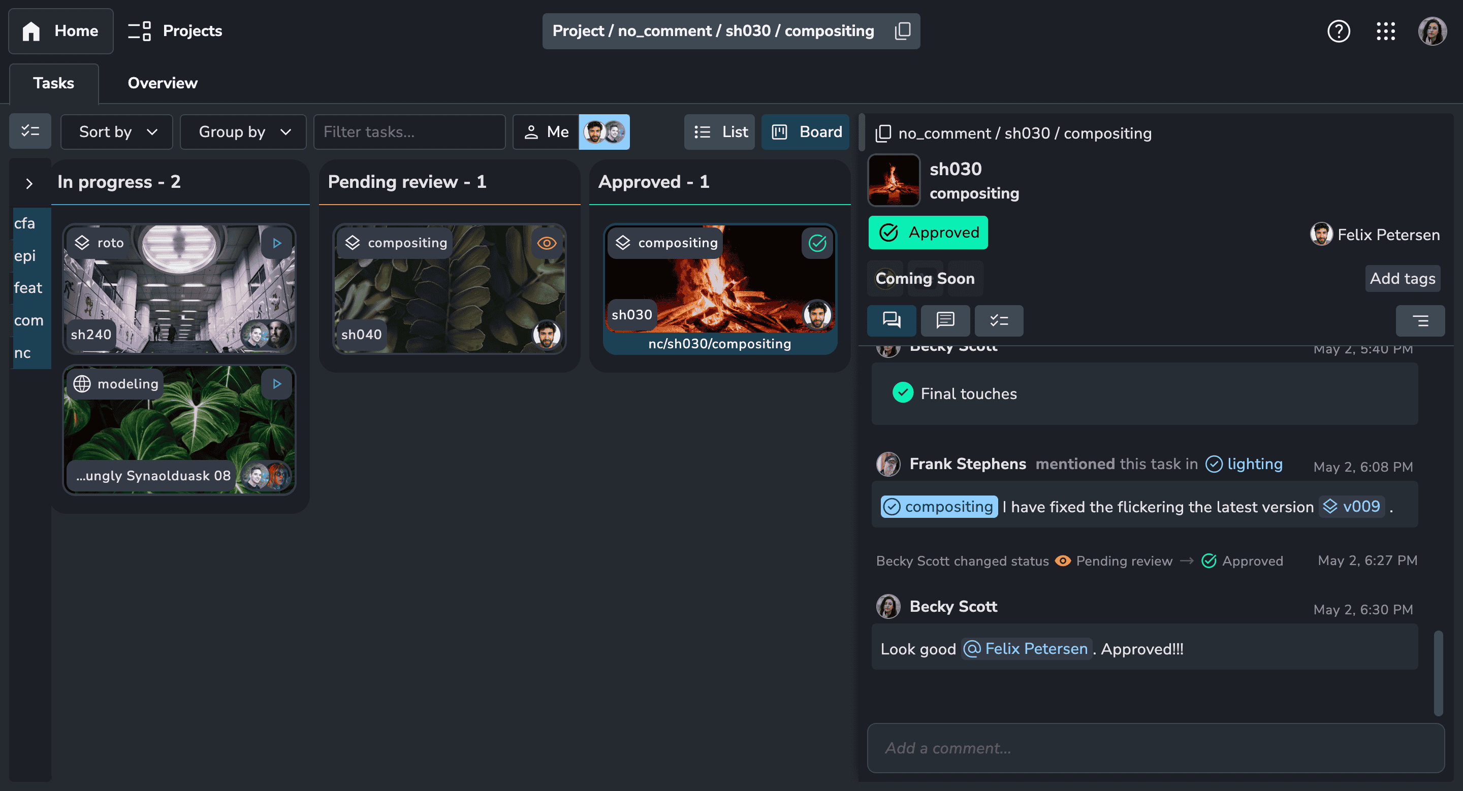 Activity feed overview