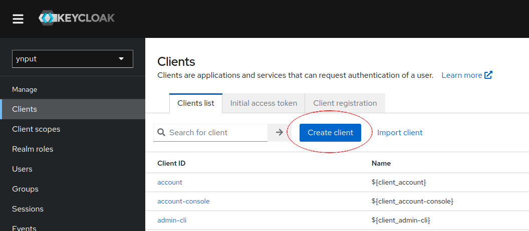 Create client