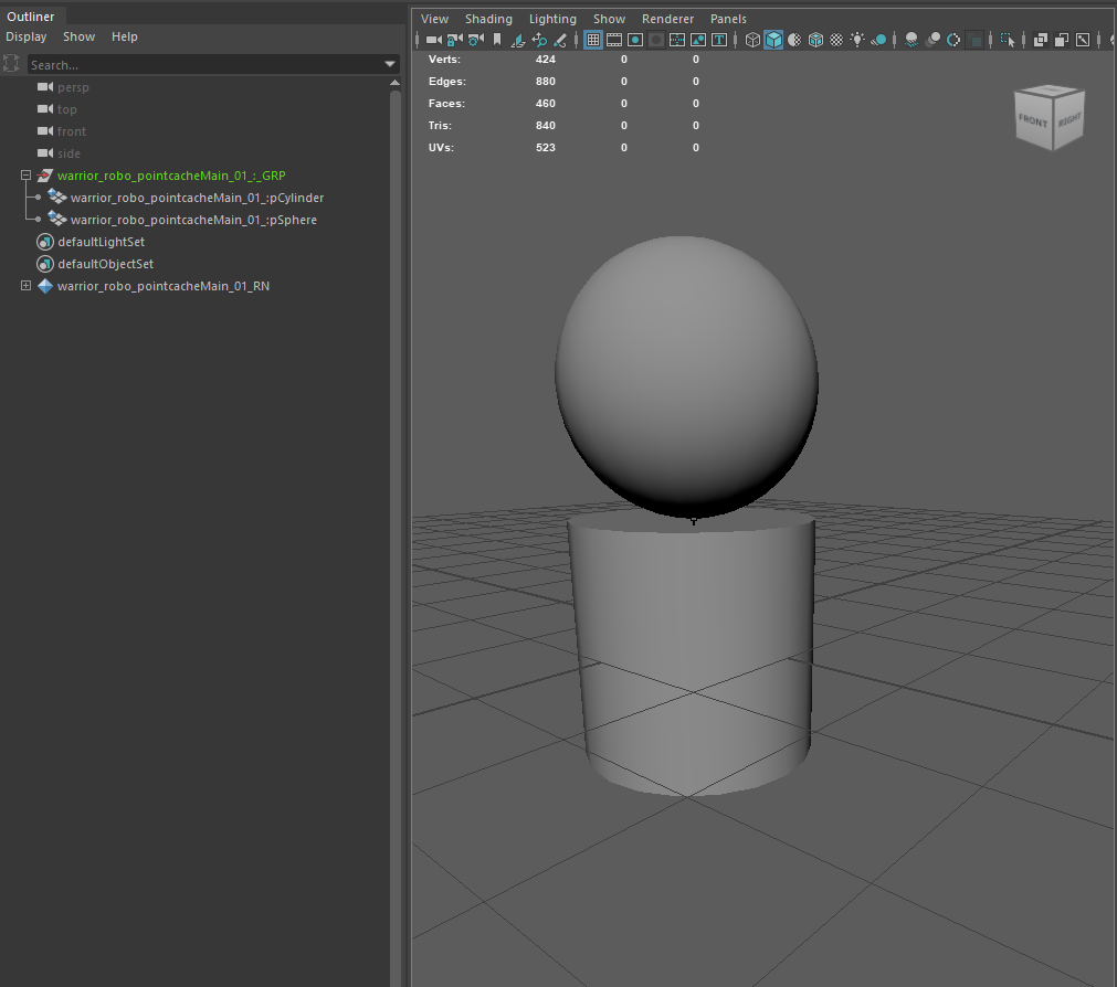 Maya - Point Cache Example