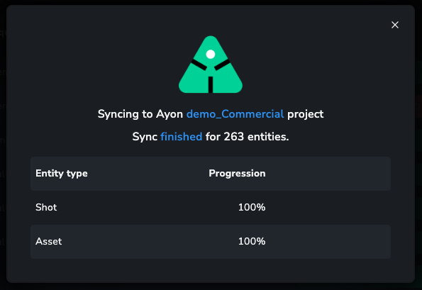 Sync to ayon progression